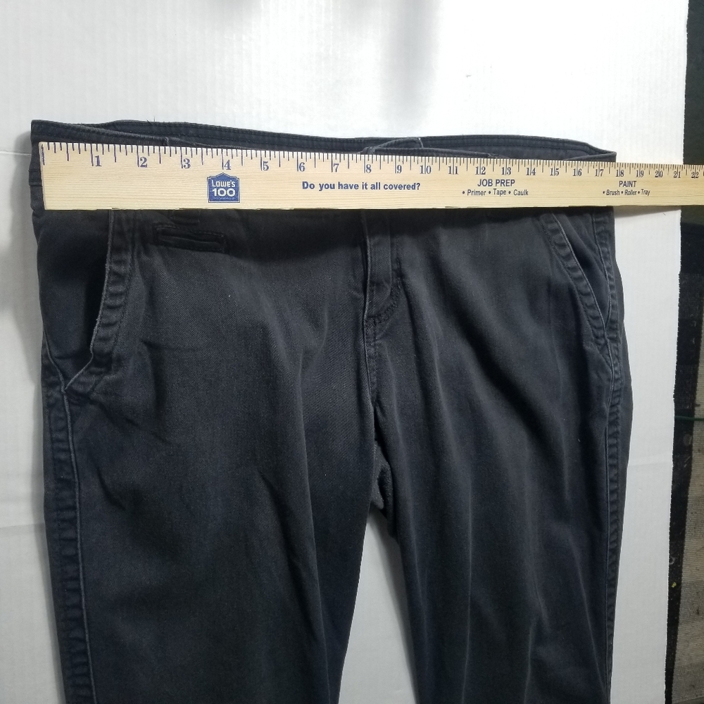 AEROPOSTALE WOMEN'S BLACK SKINNY FLARE PANTS SIZE 13/14 - Picture 8 of 16